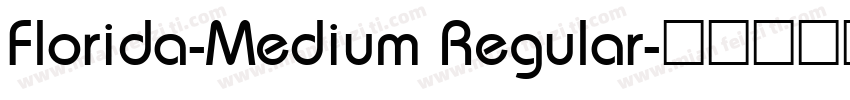 Florida-Medium Regular字体转换